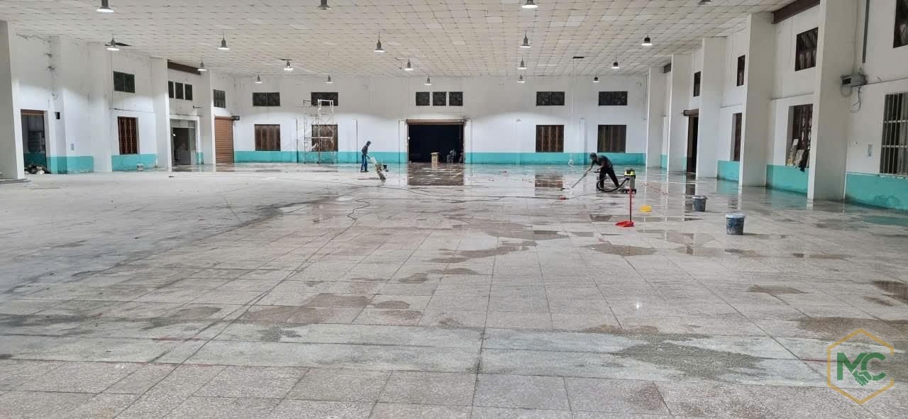 Nhà xưởng sau khi hoàn thiện hệ thống điện chiếu sáng